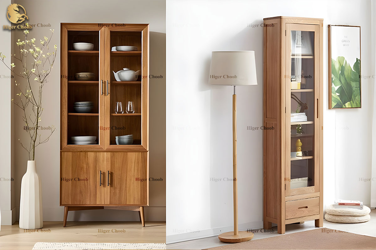 Higerchoob.com - ویترین چوبی مدرن