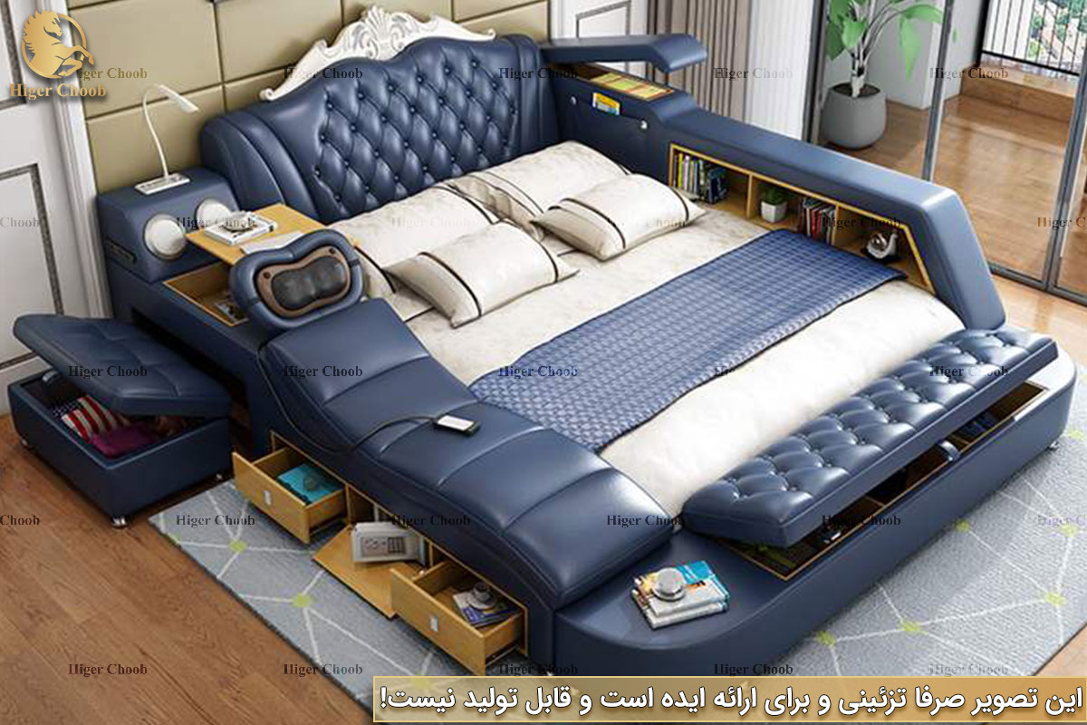 Higerchoob_com_بهترین_مدل_تخت_خواب_دونفره_